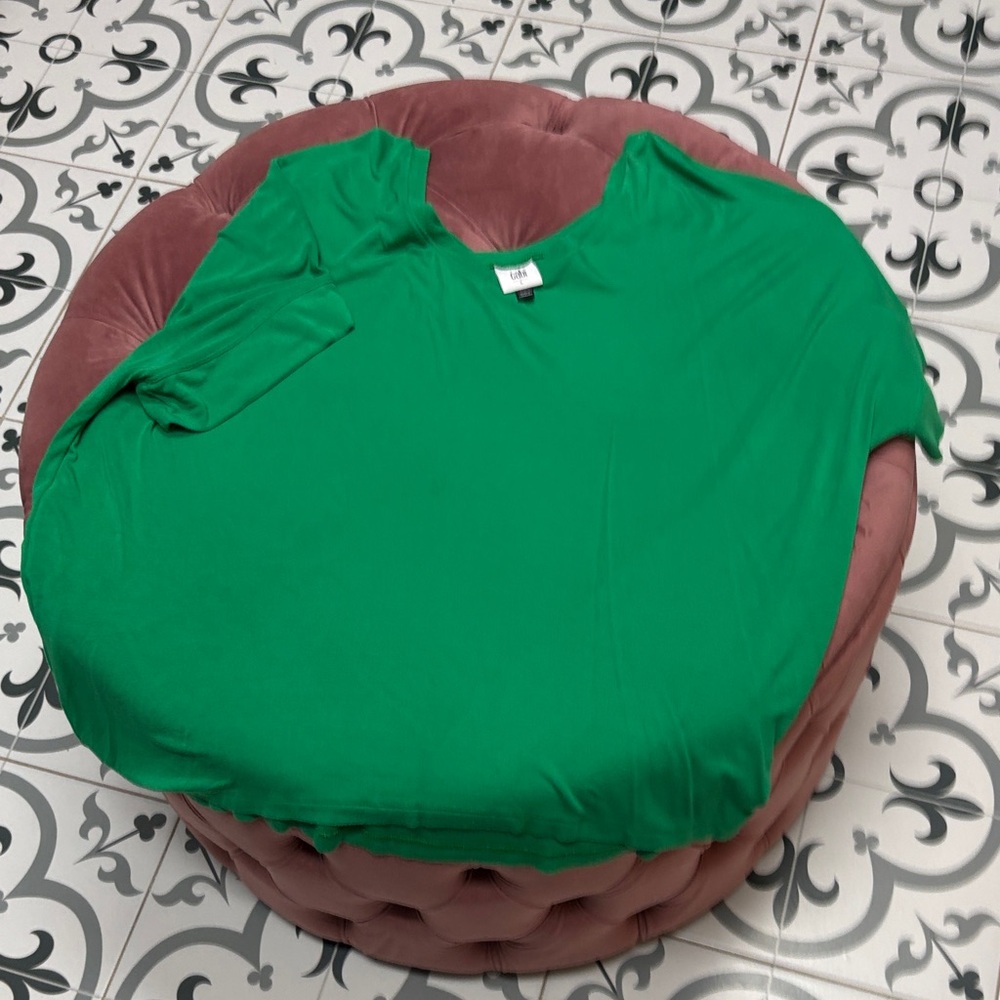 CAbi Emerald Green Top